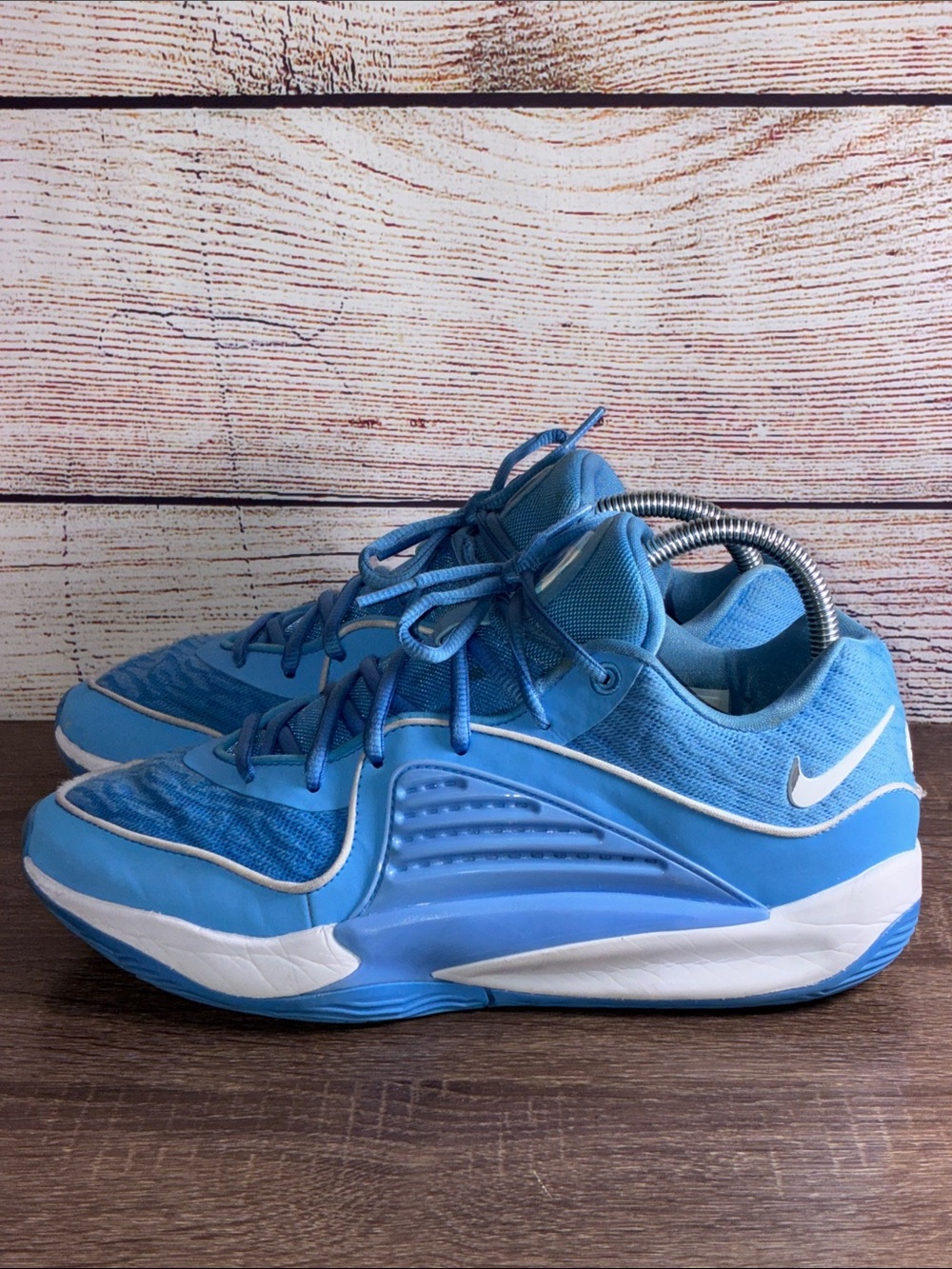 Pre Owned Men’s 8.5 KD 16 TB PROMO 'UNIVERSITY BLUE Sneakers - Picture 6 of 13